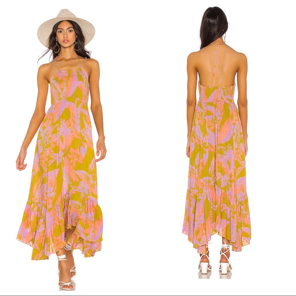 Free People x Revolve Heat Wave Floral Maxi Dress - Picture 1 of 6